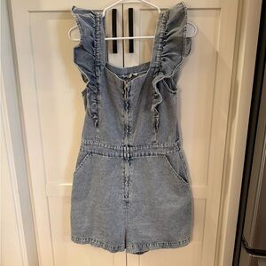 Baltic Born Blue Denim Romper